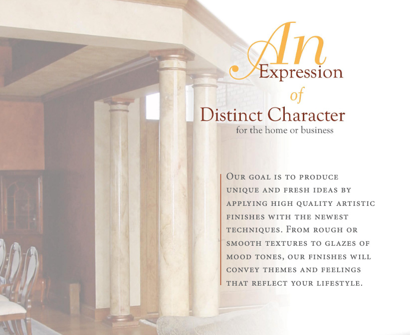 View our Artistic Finishes Brochure