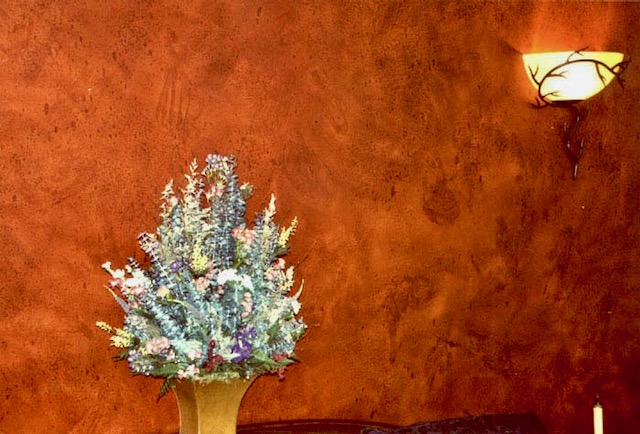 Decorative accent of a Russian Tea finish